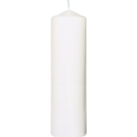 Blockljus DUNI 220x70mm vit