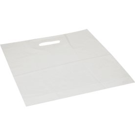 Plastbärkasse, 37x45 cm, 500 st, vit