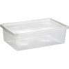 Basic plastlåda inkl. lock, 25 liter, klar