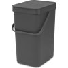 Brabantia Sort&Go avfallshink | 12 liter | Grå