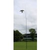 Fågelskrämma set - 10 m teleskopisk stolpe & fågel