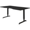 Höj-/sänkbart skrivbord Stay Svart/Svart 180x90 cm