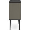 Brabantia BO Touch Bin 11+23 L, platinum