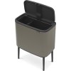 Brabantia BO Touch Bin 11+23 L, platinum
