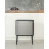 Brabantia BO Touch Bin 11+23 L, platinum