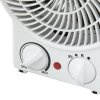 Ventilator och värmefläkt 2000 watt, vit