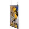 Snäppram Dubbelsidig LED A3 Vertikal