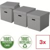 Esselte Home Box | Cube | Grå | 3 st.
