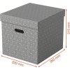 Esselte Home Box | Cube | Grå | 3 st.