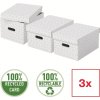 Esselte Home Box | Medium | Vit | 3 st.