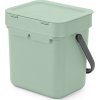 Brabantia Sort&Go avfallshink | 3 liter | Grön
