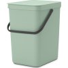Brabantia Sort&Go avfallshink | 25 liter | Grön