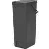 Brabantia Sort&Go avfallshink | 40 liter | Grå