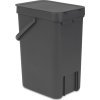Brabantia Sort&Go avfallshink | 12 liter | Grå
