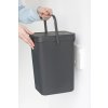 Brabantia Sort&Go avfallshink | 12 liter | Grå