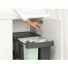 Brabantia Sort&Go, inbyggd, 10+10+20 L, grå/grön