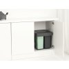 Brabantia Sort&Go, inbyggd, 10+10+20 L, grå/grön
