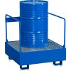 Miljöställ 1 fat, 220 liter, blå
