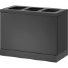 Bica Basic 830 Avfallsbehållare, 3x10 L, Antracit