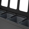 Bica Basic 831 avfallsstation, 4x10 L, antracit