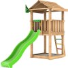 Jungle Gym House 2.1 legetårn m/grøn rutsjebane