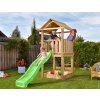 Jungle Gym House 2.1 legetårn m/grøn rutsjebane