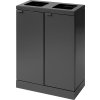 Bica Basic 871 Avfallsstation, 2x45 L, Antracit