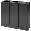 Bica Basic 887 Avfallsstation 3x45L/Lock, Antracit