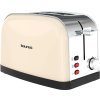 Taurus Brödrost Vintage 2 skivor, Cream