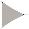 Solsegel, triangel, 3,6x3,6x3,6 meter, taupe
