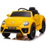 NORDIC PLAY Elbil VW Beetle Dune 2 x 10,8V, gul
