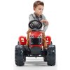 FALK Massey Ferguson traktor med vagn, röd