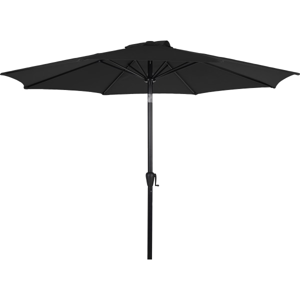 Felix Parasol m/Krank og Tilt, &Oslash;3m, Sort