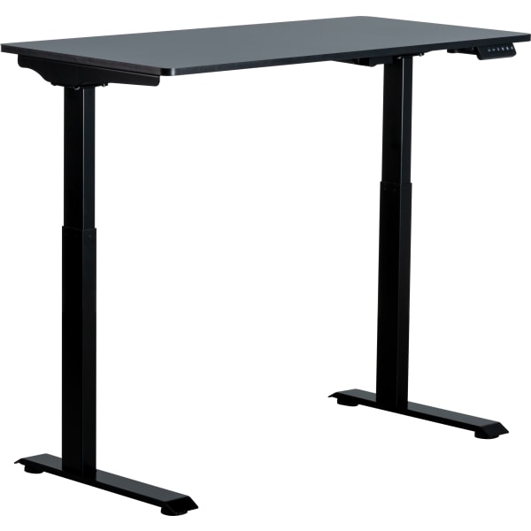 Small h&aelig;ve-s&aelig;nkebord, 120x60 cm, Sort